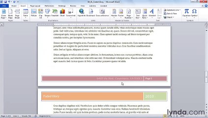 MS Word Understanding building blocks