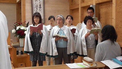 新生讃美歌363番「キリスト、教会の主よ」  篠崎キリスト教会2015年5月24日主日礼拝 聖歌隊賛美