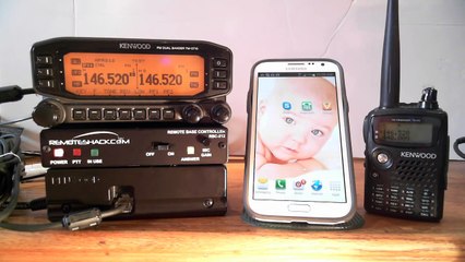 RemoteShack controlling the TM-D710 or TM-V71