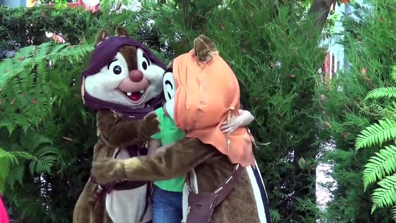 Chip and Dale as Ewoks Star Wars Weekends Disney's Hollywood Studios Walt Disney World