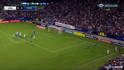 Clint Dempsey 1-0 1st Goal | USA 2-1 Honduras 07.07.2015 Gold Cup