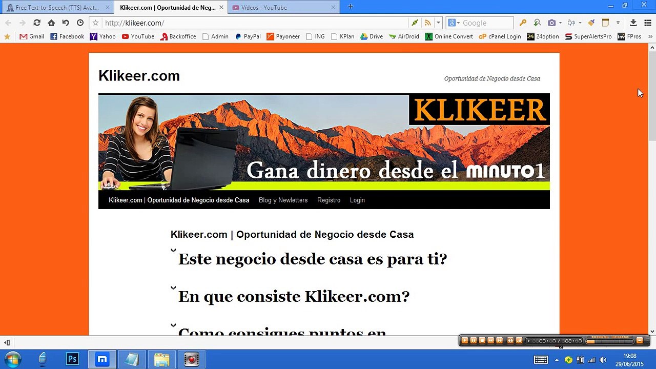 Klikeer - Cómo consigues puntos