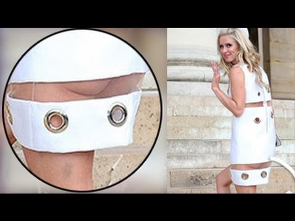 Nicky Hilton Reveals Her Butt In Totally See-Through Dress
