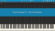 Final Fantasy IV - The Final Battle [Piano Tutorial]