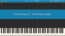 Final Fantasy IV - The Dreadful Fight [Piano Tutorial]