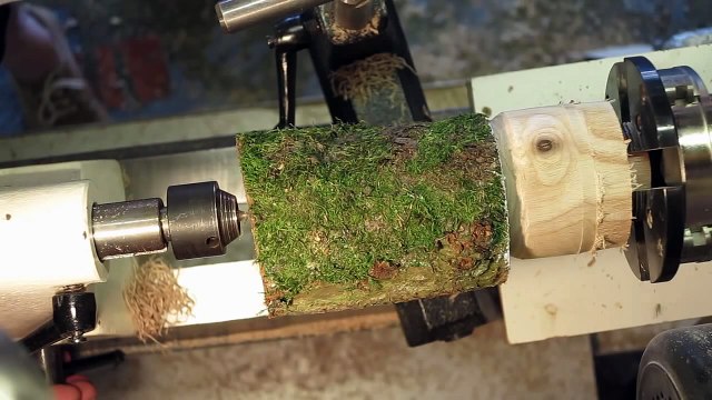 Wood Turning a Wooden Apple from....Apple Wood!