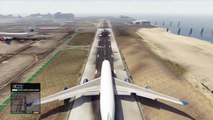 GTA 5 | Plane Landing Kai-Tak Style | B747-400 | LSIA Runway 21
