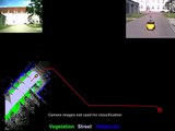 Improving Robot Navigation in Structured Outdoor Environments