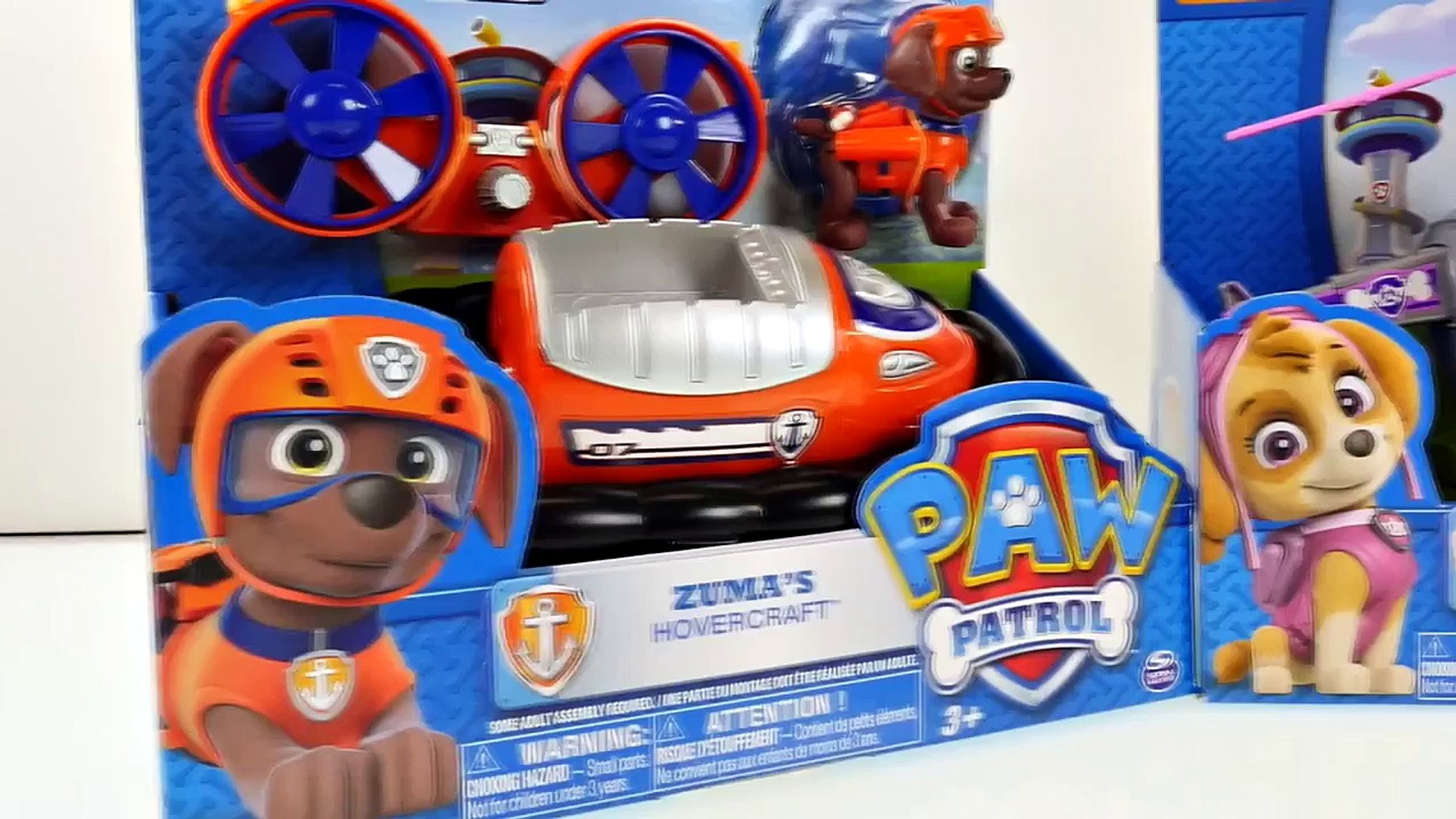 PAW PATROLLER EL CAMIÓN DE LA PATRULLA CANINA CON RYDER EN SU MOTO RUBBLE  ZUMA CHASE ROCKY Y SKYE 