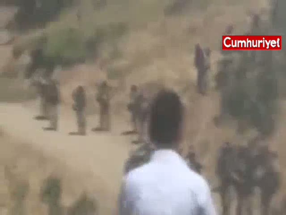Devlet dayağı kamerada