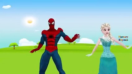 Jack And Jill Nursery Rhyme Frozen Elsa Spiderman Cartoon | Jack And Jill Went Up The Hill Rhymes