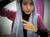 Tutorial Pashmina Simple Gaya Hana Tajima | Tutorial Hijab | Cara Memakai Jilbab