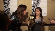 Herica Tiburcio enjoying the life of an Invicta FC champion