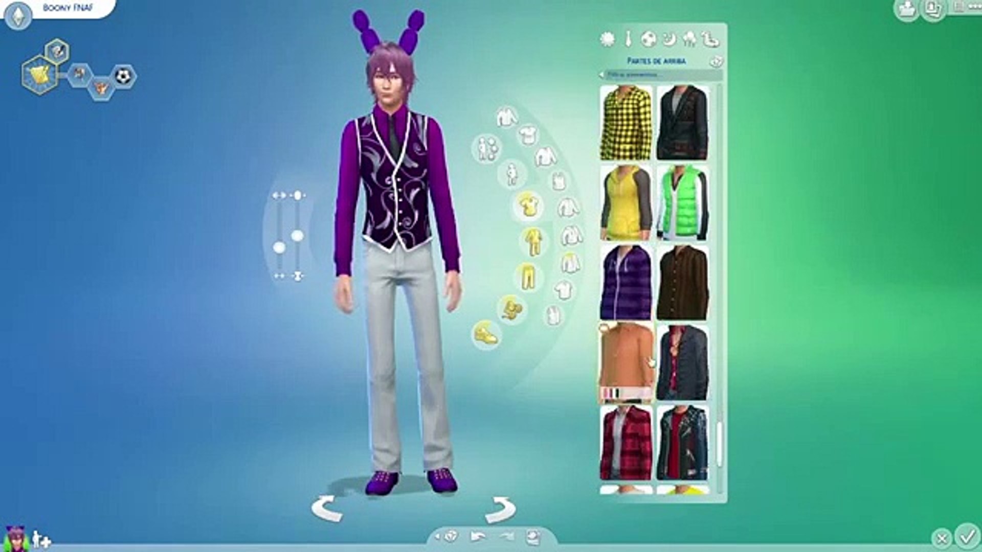 BONNIE En Los SIMS 4 _ MOD FIVE NIGHTS AT FREDDY'S (Descarga.