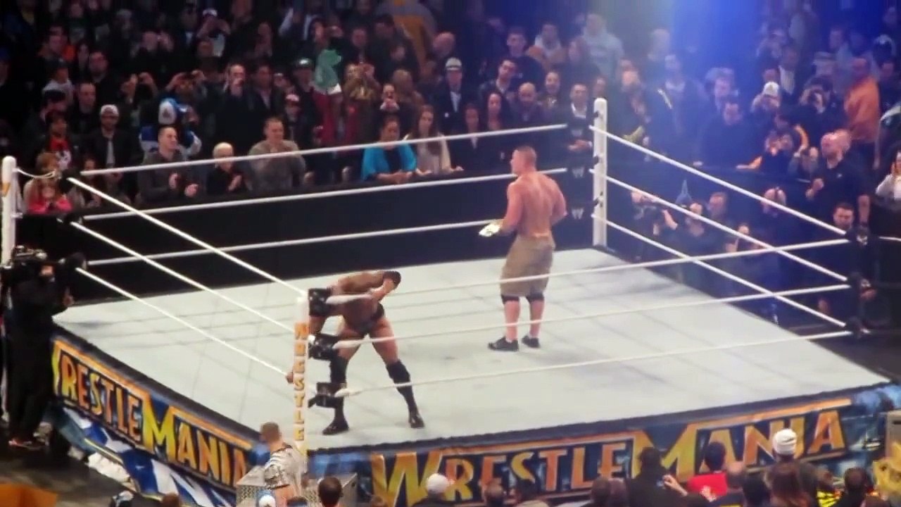 Wrestlemania XXIX - John Cena vs. The Rock (FINISH TO THE MATCH)