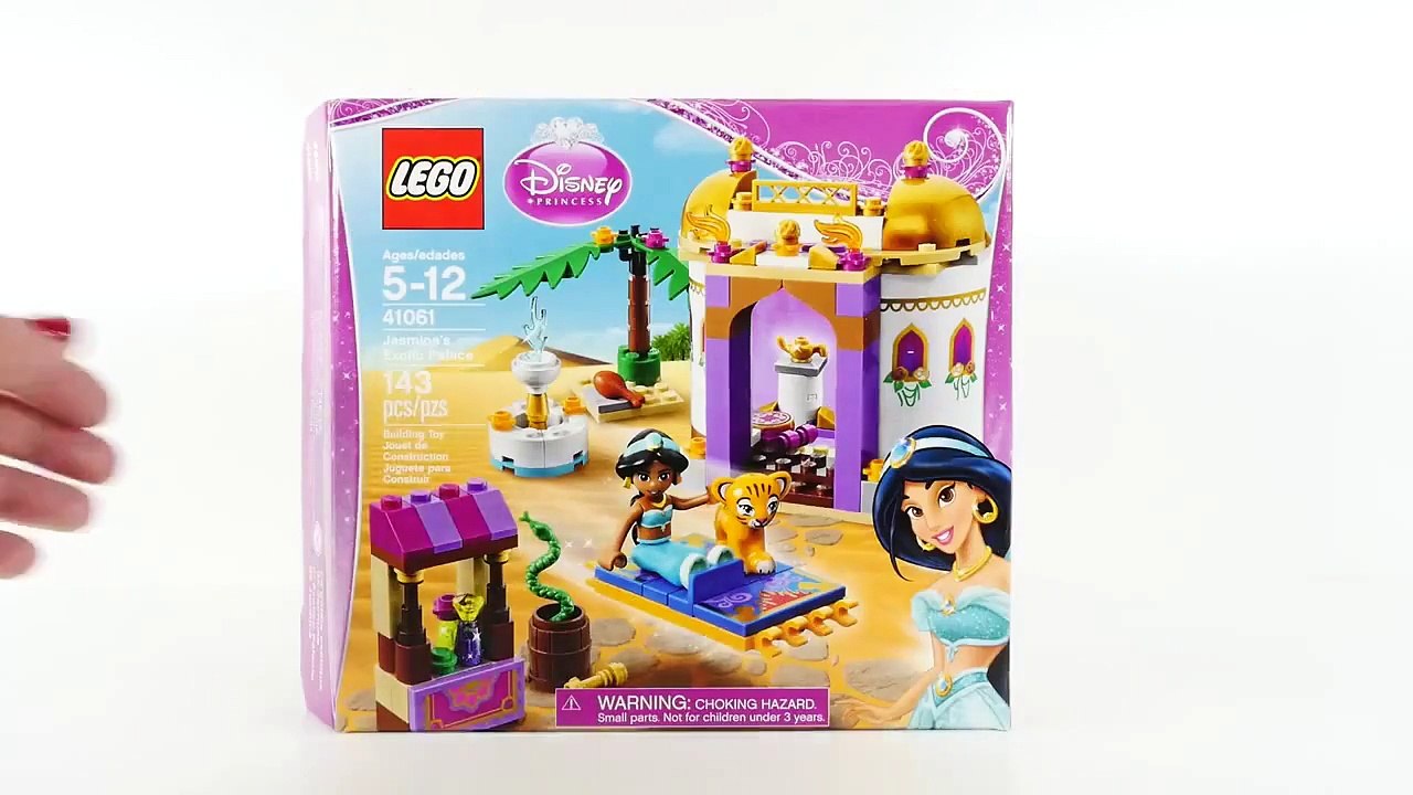 Lego Disney Princess Jasmine 143 PCS Exotic Palace DCTC Princesa de LEGO Kid Building Block Toys