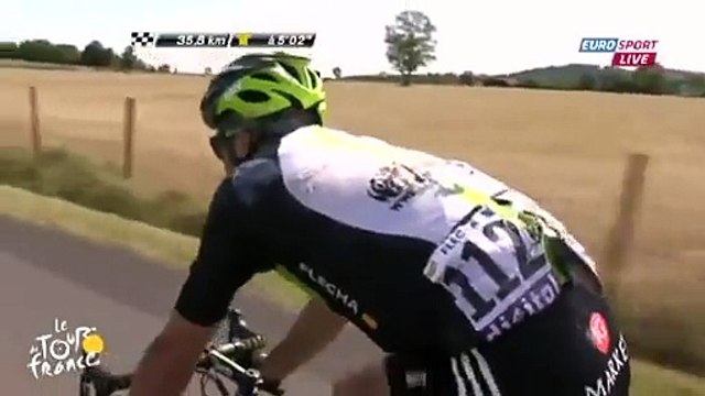 Pires accidents: Chute Hoogerland et Flecha TDF 2011