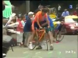 Pires accidents : Chute de Lance Armstrong TDF 2003