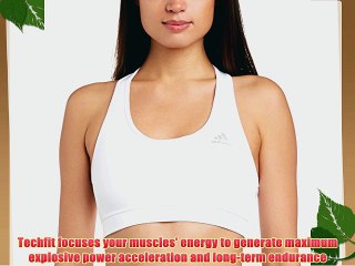 Adidas Women's Tech Fit Bra - White/White Large