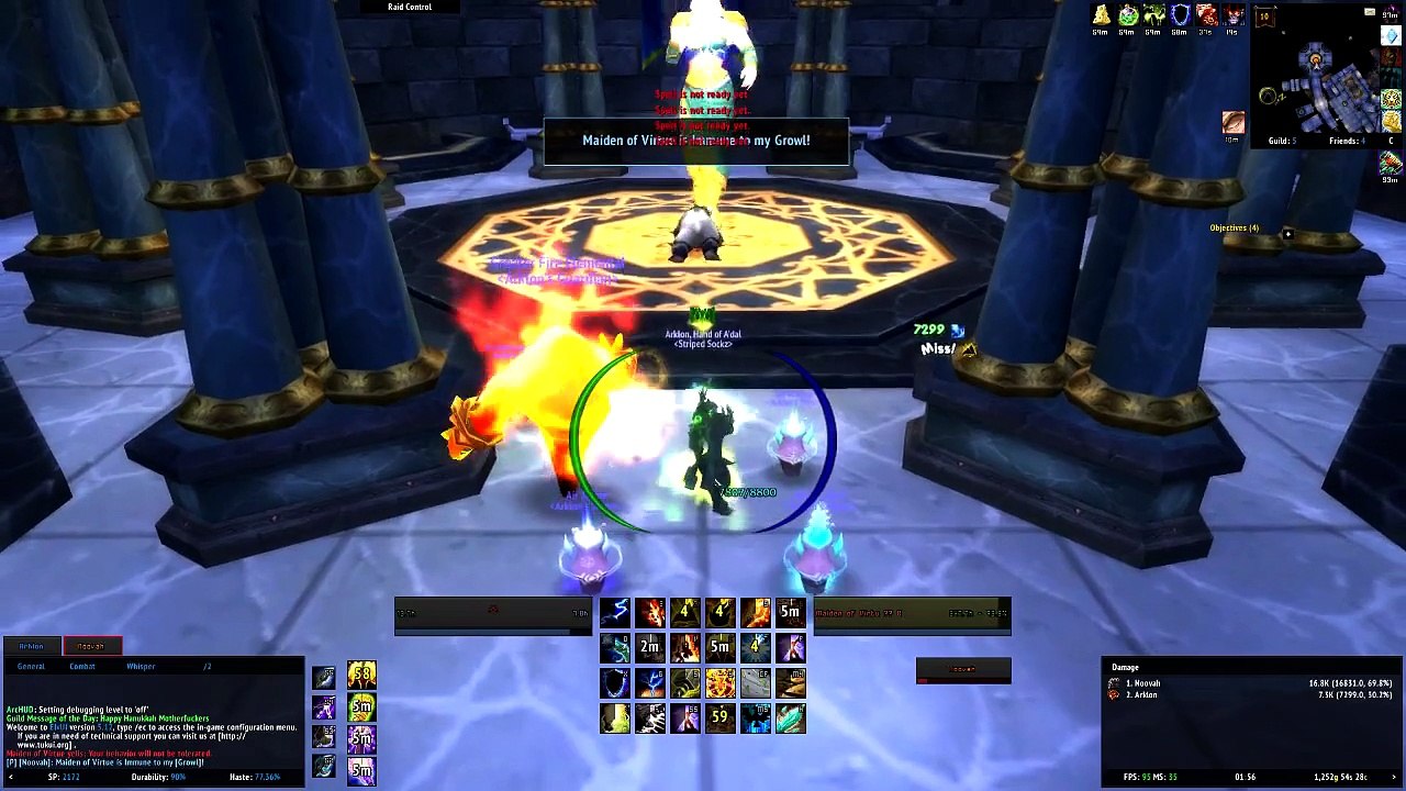 Lv70 Shaman - Maiden of Virtue nuke