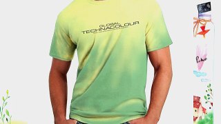 Global Technacolour Hypercolour Colour Change Logo T Shirt - Green Into Yellow - Large (Chest