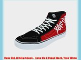Vans Sk8-Hi Slim Shoes - (Love Me X Vans) Black/True White