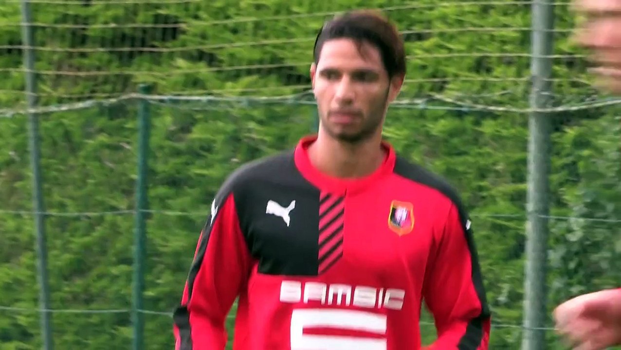 Pedro Mendes en stage à Dinard avec le SRFC !