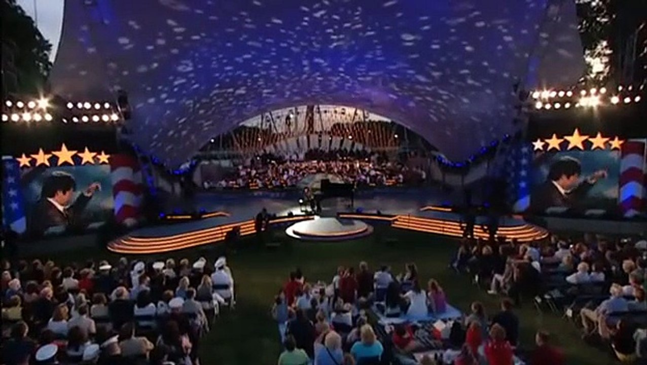 Lang Lang performing Tchaikovsky's Piano Concerto No.1 at National Memorial Day Concert
