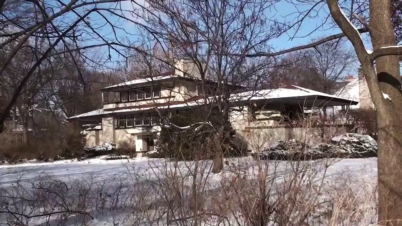 Frank Lloyd Wright In Riverside Il. The Tomek House