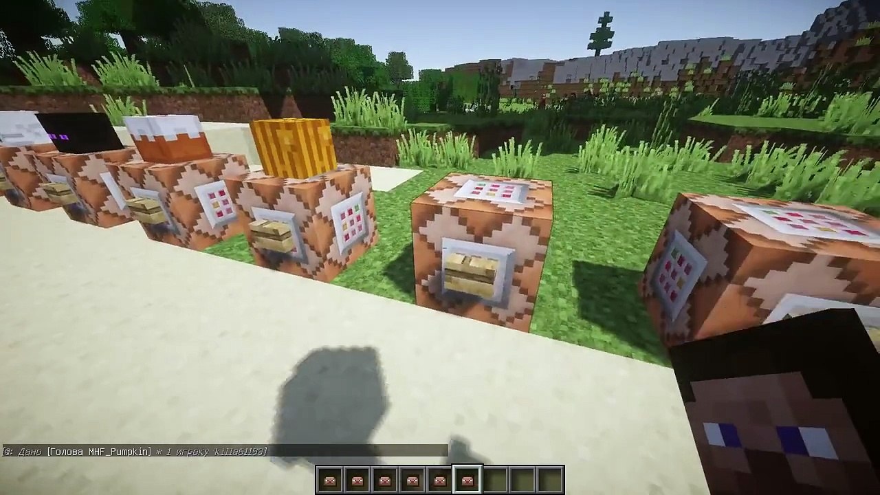 Minecraft: Как получить голову с любым скином....