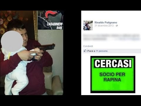 Bari - Rapinatore social reclutava complici su Facebook (08.07.15)
