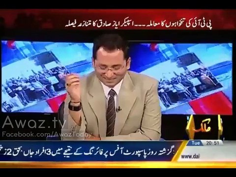 Intense Fight Between Fayyaz Ul Hassan Chohan and Salman Baloch