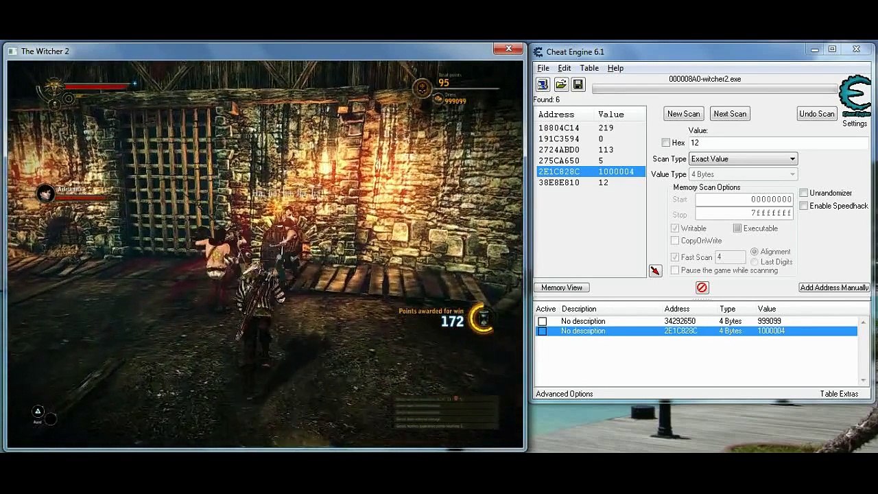 How to use Cheat Engine with the Witcher 2 on PC