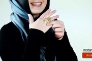 Cara Termudah Tutorial Hijab Pashmina Sifon Simple Modern Terbaru 2015