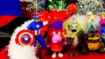 Santas Toy Bag   Big Hero 6 Disney Frozen Peppa Pig Super Hero Captain America Christmas Toys DCTC