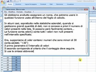 Formule utili in Microsoft Excel e OpenOffice