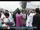 لاہور۔ تاجروں کا بنکاری نظام میں تبدیلی کے خلاف احتجاج
