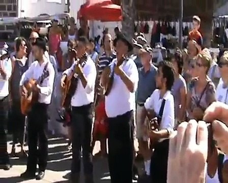 La música folklore Lanzarote, Islas Canarias,