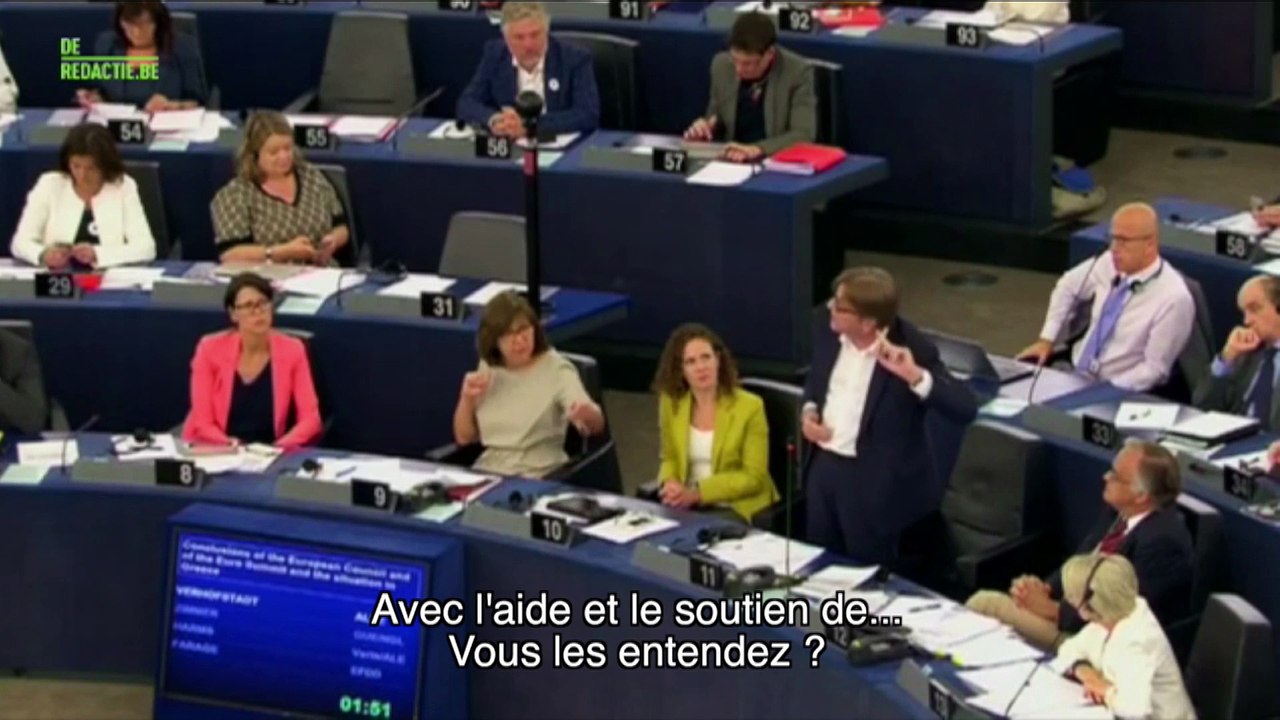 Guy Verhofstadt à Alexis Tsipras: "Montrez que vous êtes un vrai leader et non un faux prophète"