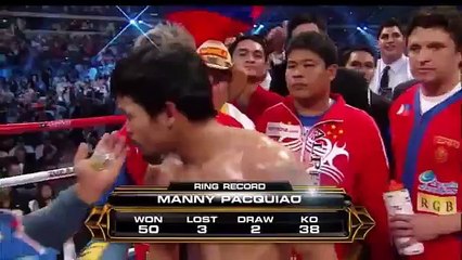 A simple tribute for our Manny "Pacman" Pacquiao after getting knocked out (2012) ...