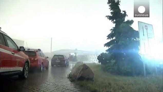 Tormentas, granizo y un tornado en Alemania en plena ola de calor en Europa