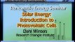 Solar Energy: Introduction to Photovoltaic Cells - NCSSM Renewable Energy Seminar