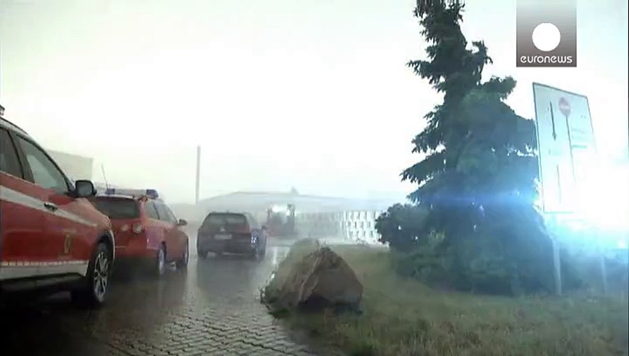 Hagel und Sturm: Schwere Unwetterschäden in Deutschland