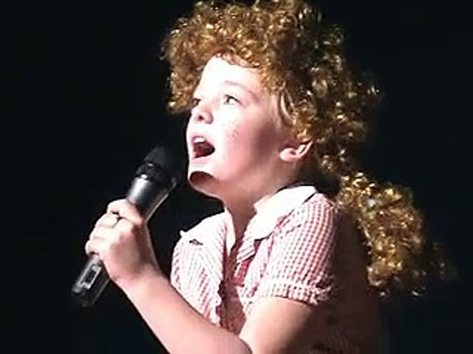 8 Year Old Sings Tomorrow From Annie