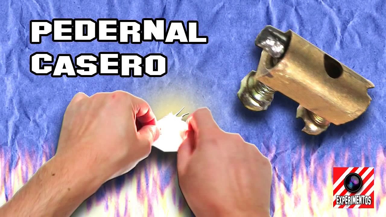 Como Hacer un Pedernal Casero | Experimentos Caseros