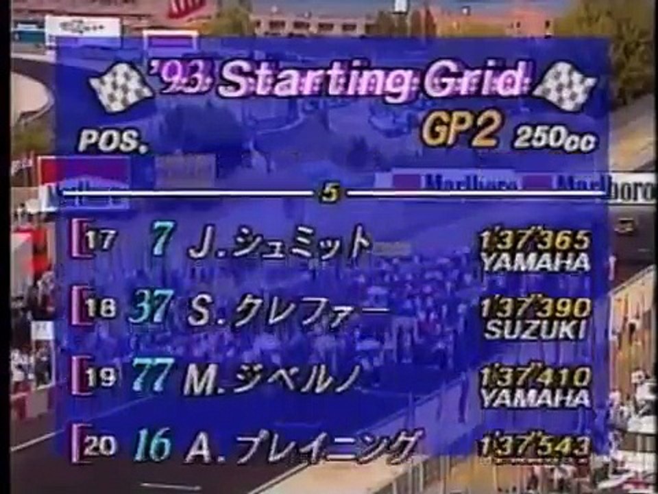 1993WGP-GP2-最終戦-原田哲也vsカピロッシ