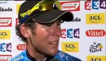 Interviews of the day : Mark Cavendish and Nicolas Vogondy