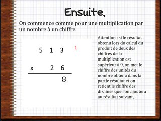 multiplier par un nombre à plusieurs chiffres