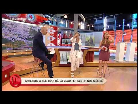 TV3 - Divendres - Tècniques de respiració, amb Maria Àngels Farreny a Divendres