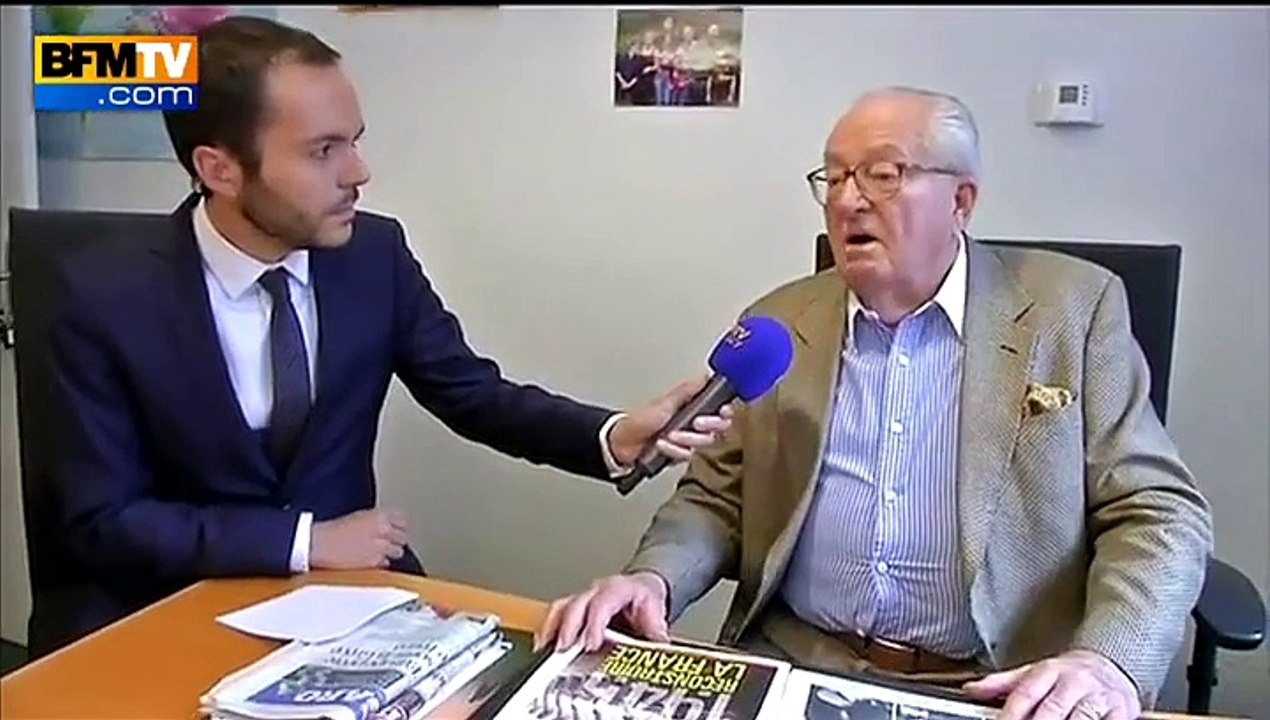 FN : Jean-Marie Le Pen se dit victime d'une "vague d'épuration"